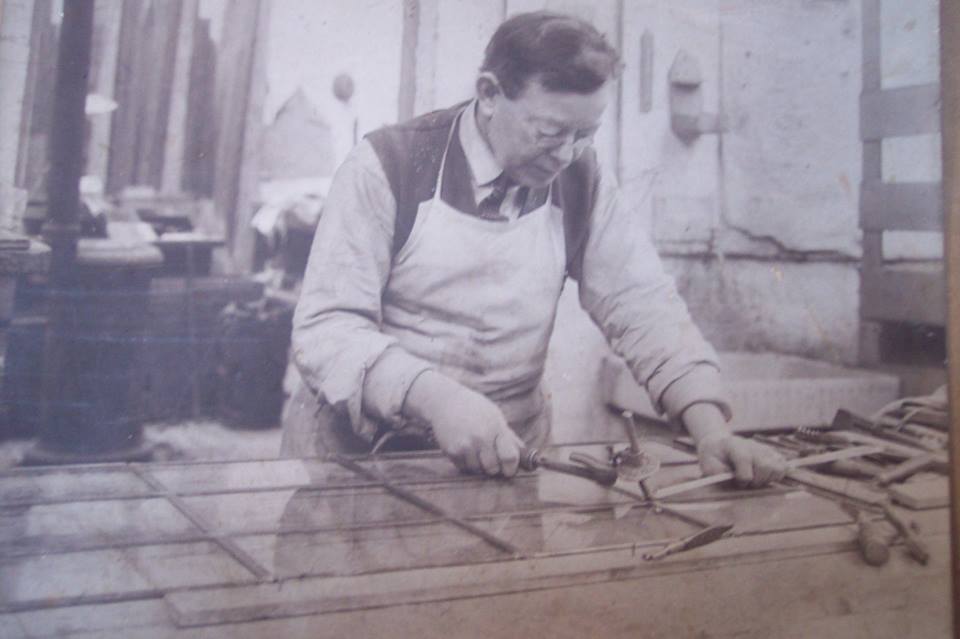 William Tom Wootton at work