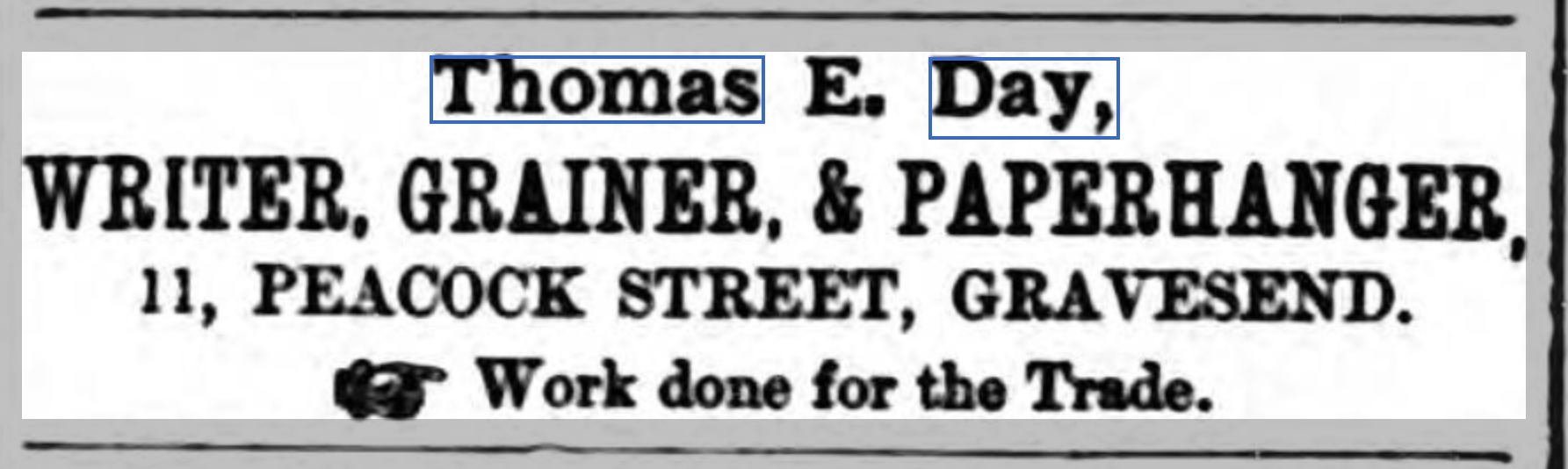 Thomas E Day Trade Advert