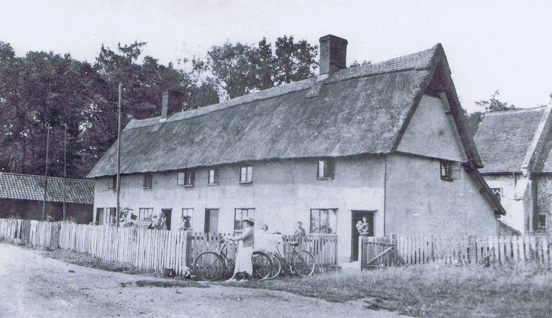 Church Cottages, Hargham, from T Tye. 1