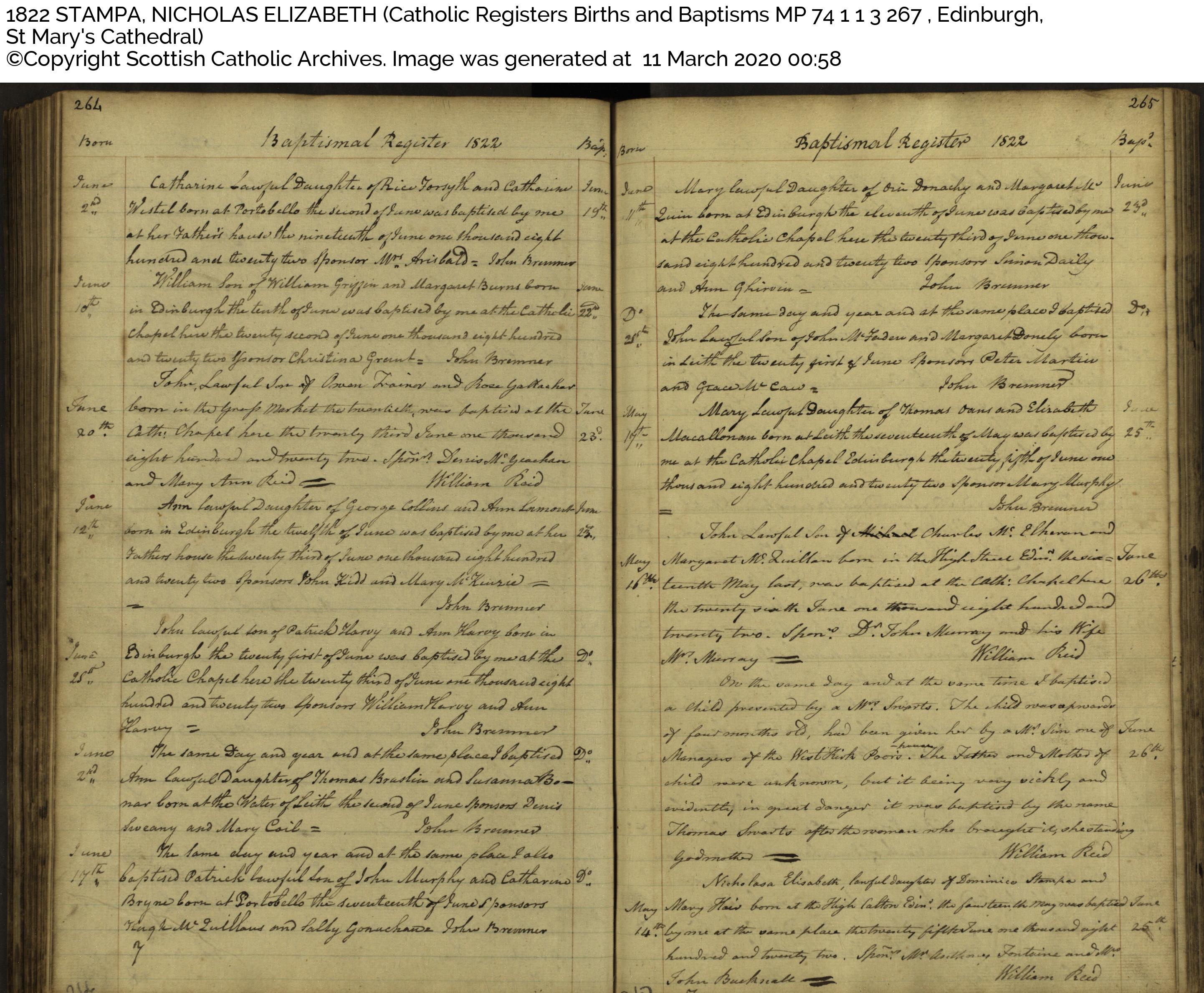 Nicolina Stampa Birth