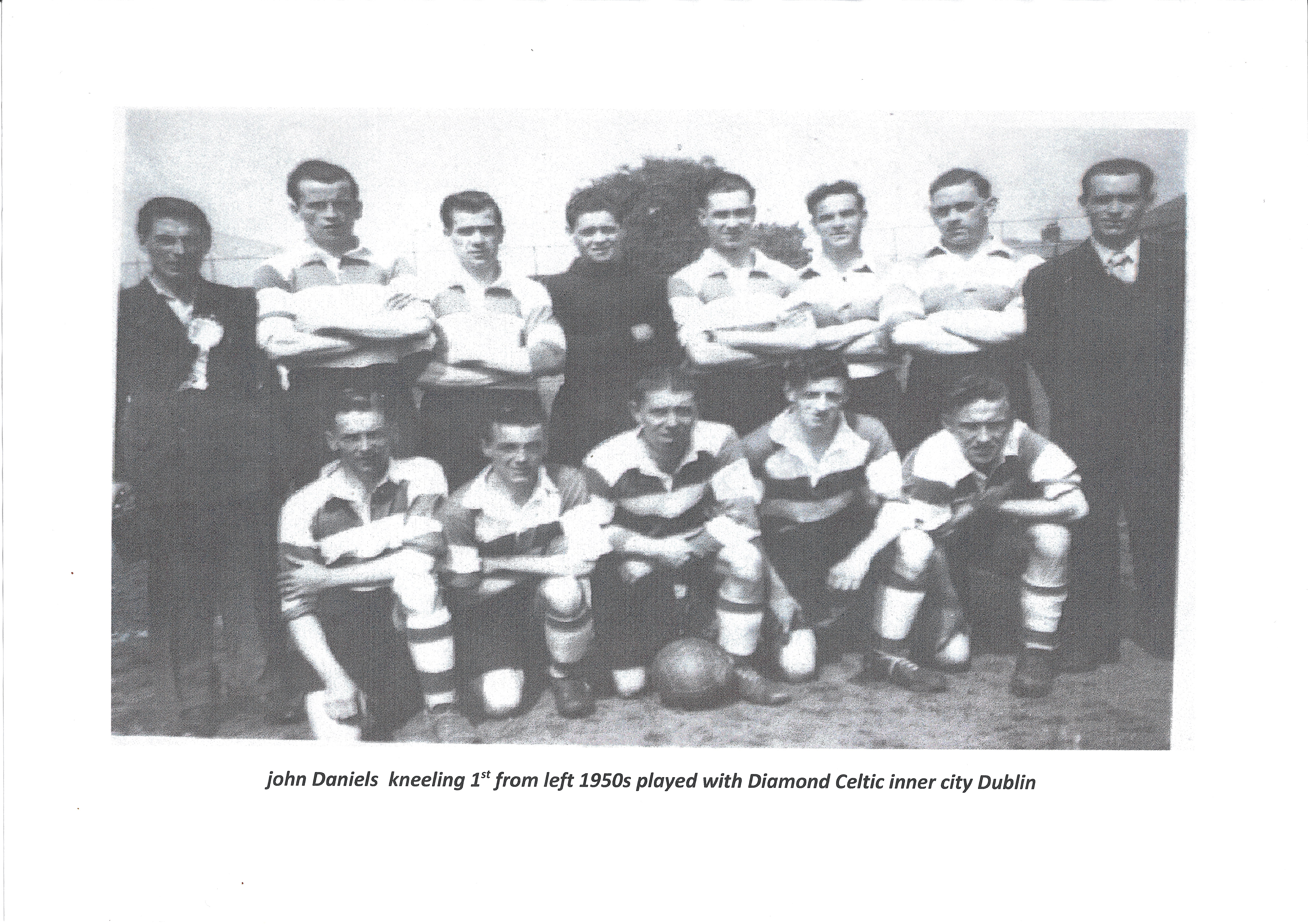 John Daniels Football 1950's