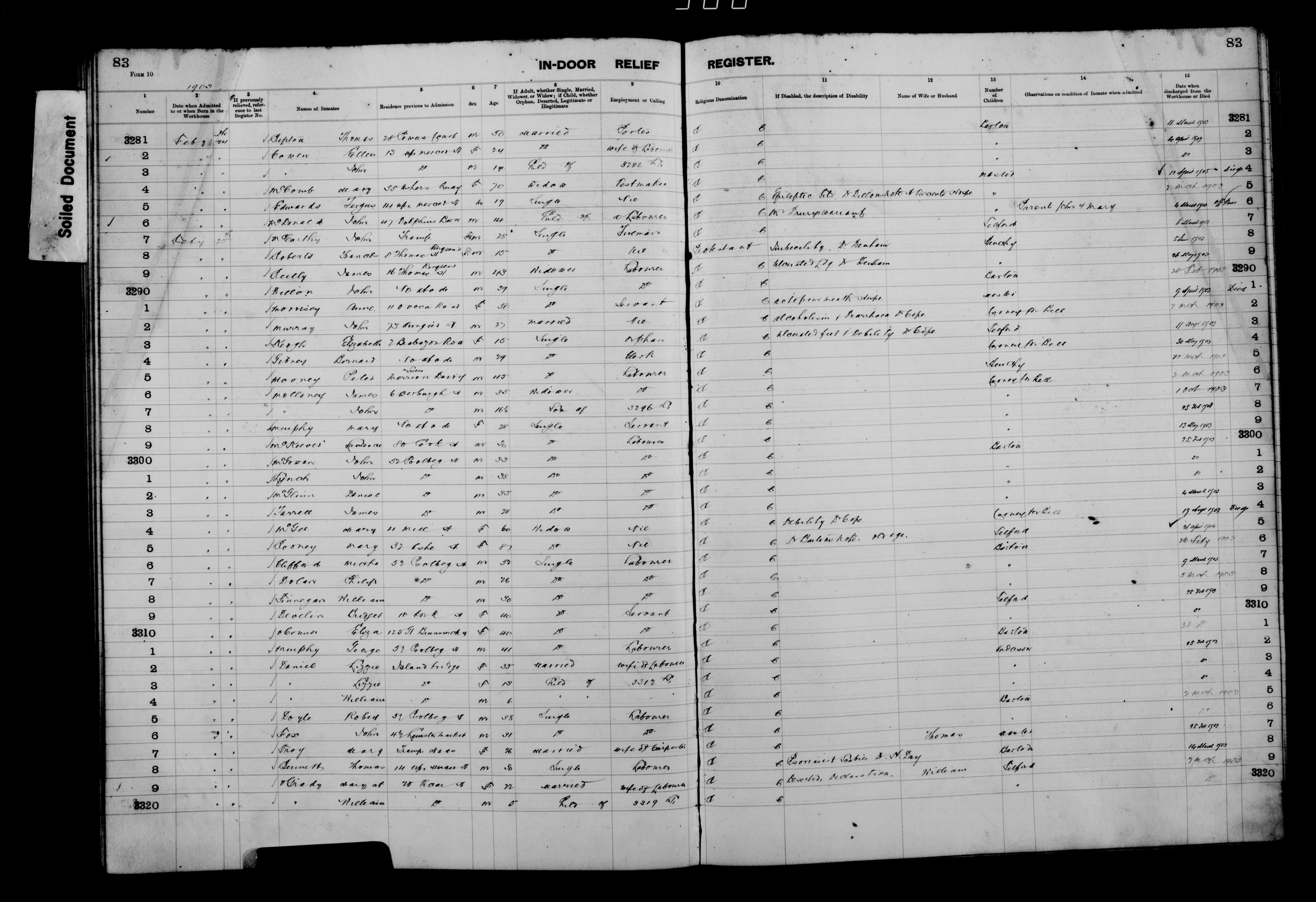 Lizzie Daniels Senior Workhouse 12