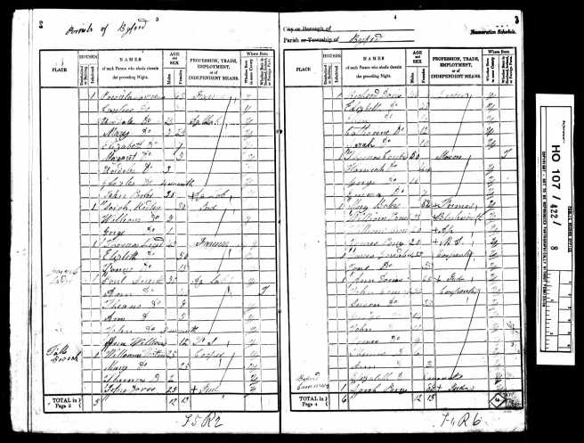 Thomas Wootton Census Return 1841