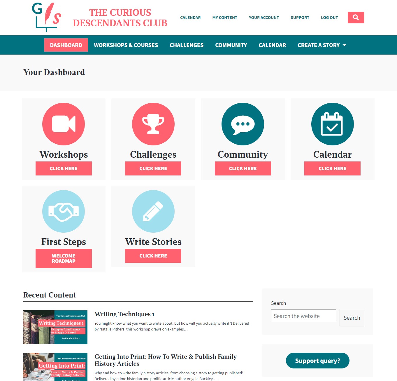 Members Content Screenshot 1