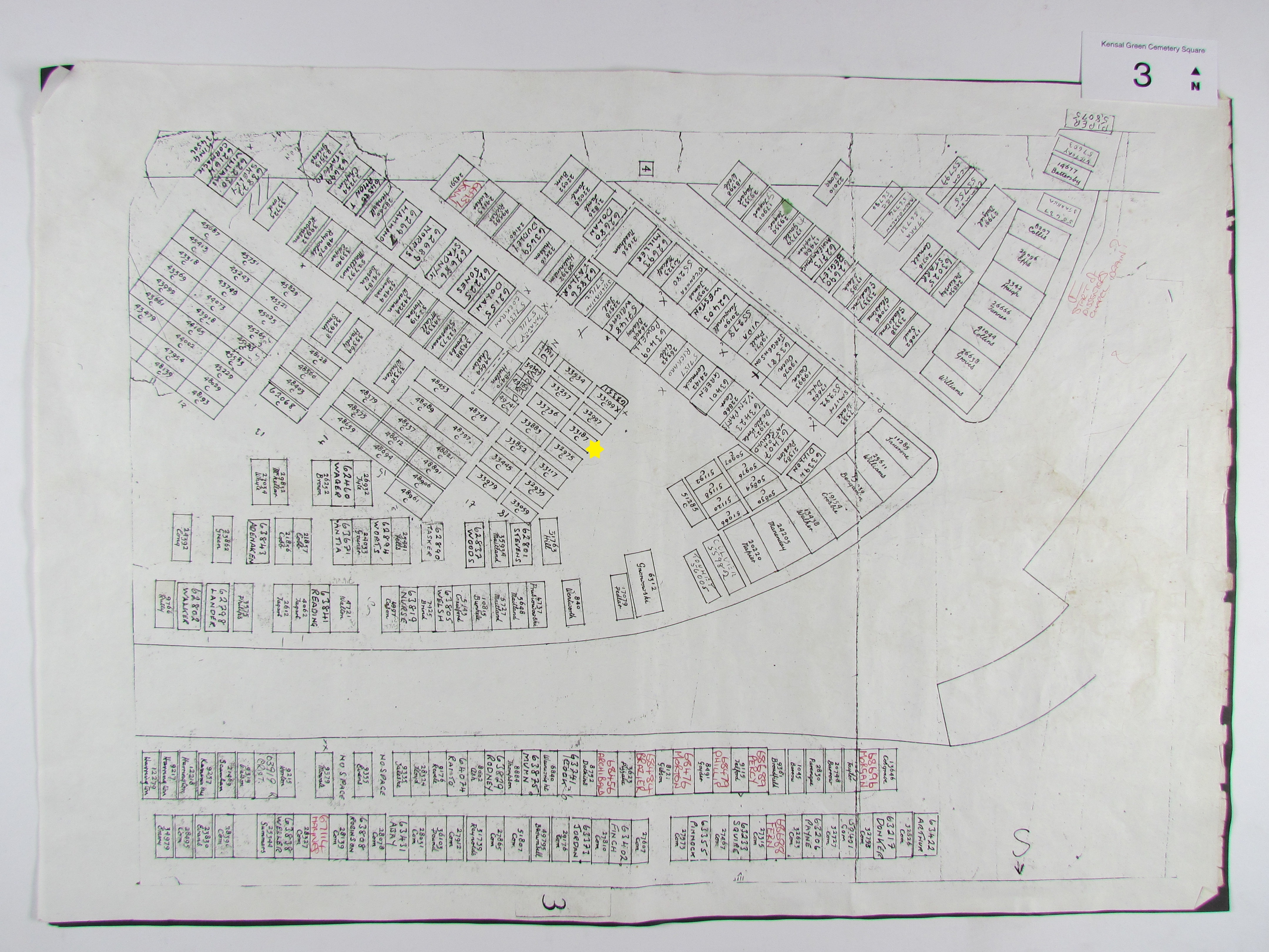 Square 3 - Grave 33187