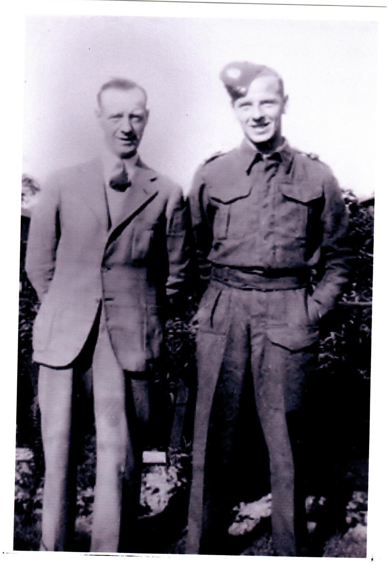 John Perrins with his brother Norman