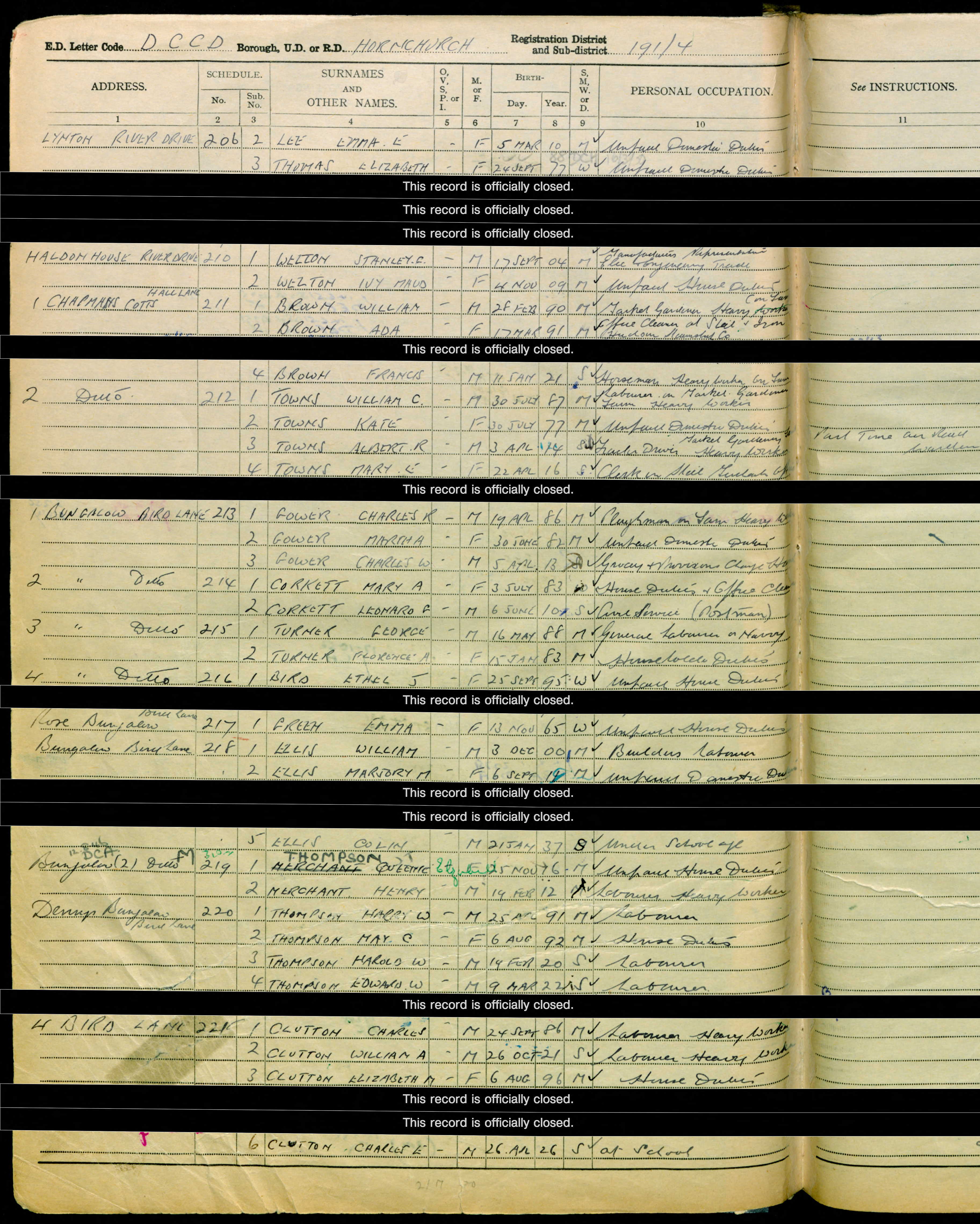 Harold W Thompson 1939