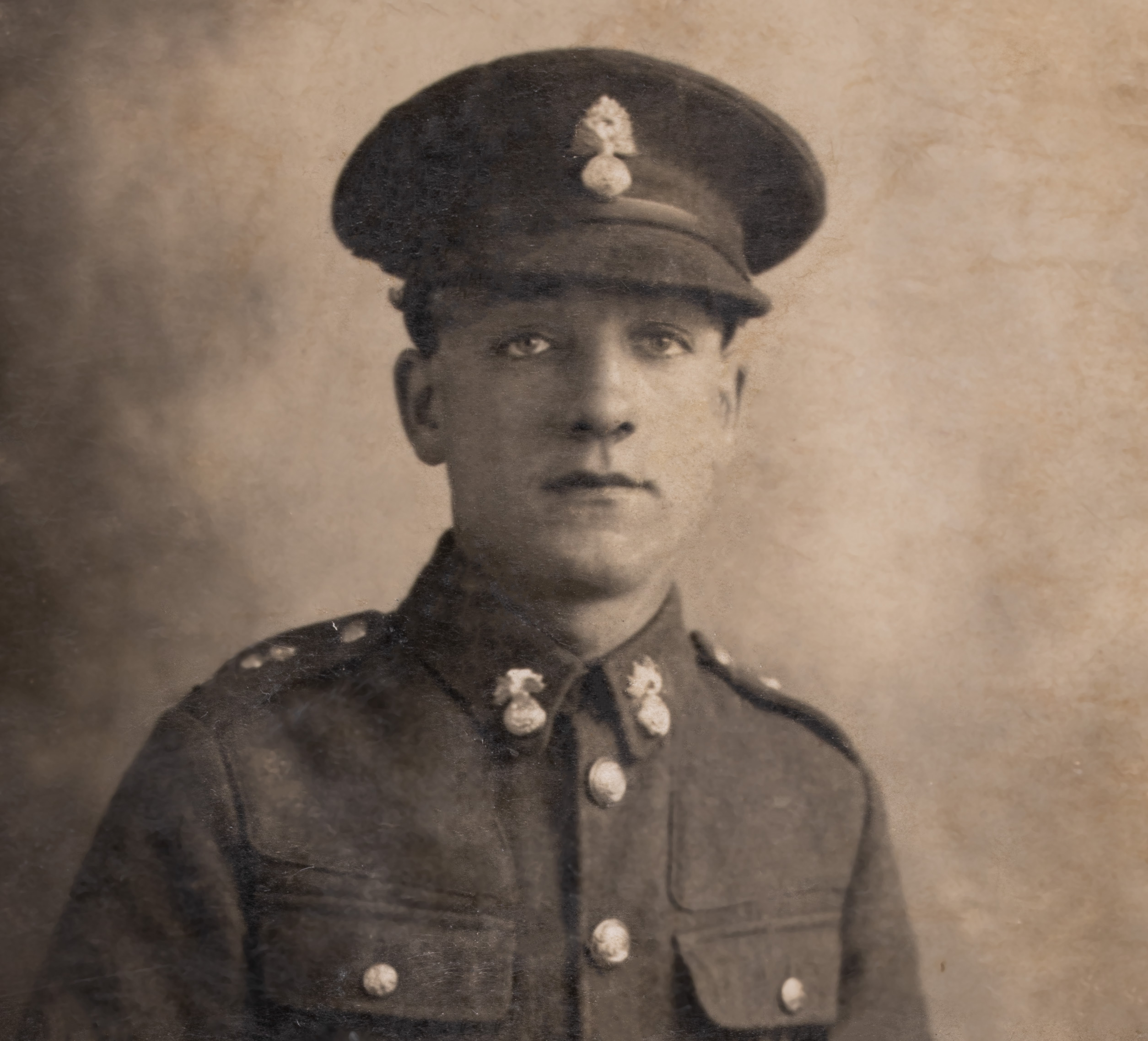 Unknown soldier restored & cropped